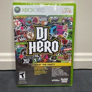 DJ Hero Start The Party (Microsoft Xbox 360, 2009) Brand New Sealed
